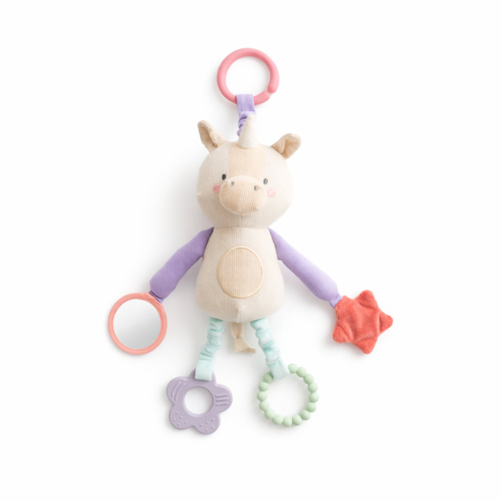 Wonderland Baby Collection Pram Toy - CREAM UNICORN